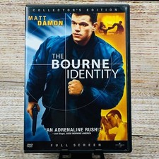 The Bourne Identity DVD 2002 Collector's Edition Full Screen Matt Damon Action