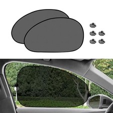 2PCS Car Window Shades, 25"x15" Side Window Sun Shade Blocker, Oblique Catch