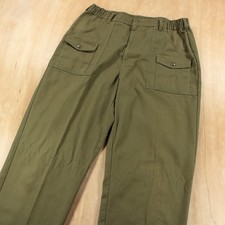 vtg 80s 90s BOY SCOUTS OF AMERICA BSA 6 pocket twill cargo uniform pants MEDIUM