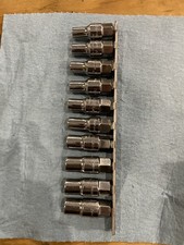 Snap On 10pc 38 Drive Sae Stud Installer Socket Set Cj800-