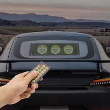 LED Anzeigetafel 37x9cm LED-Schild Programmierbar weiche & Flexibles Laufschrift