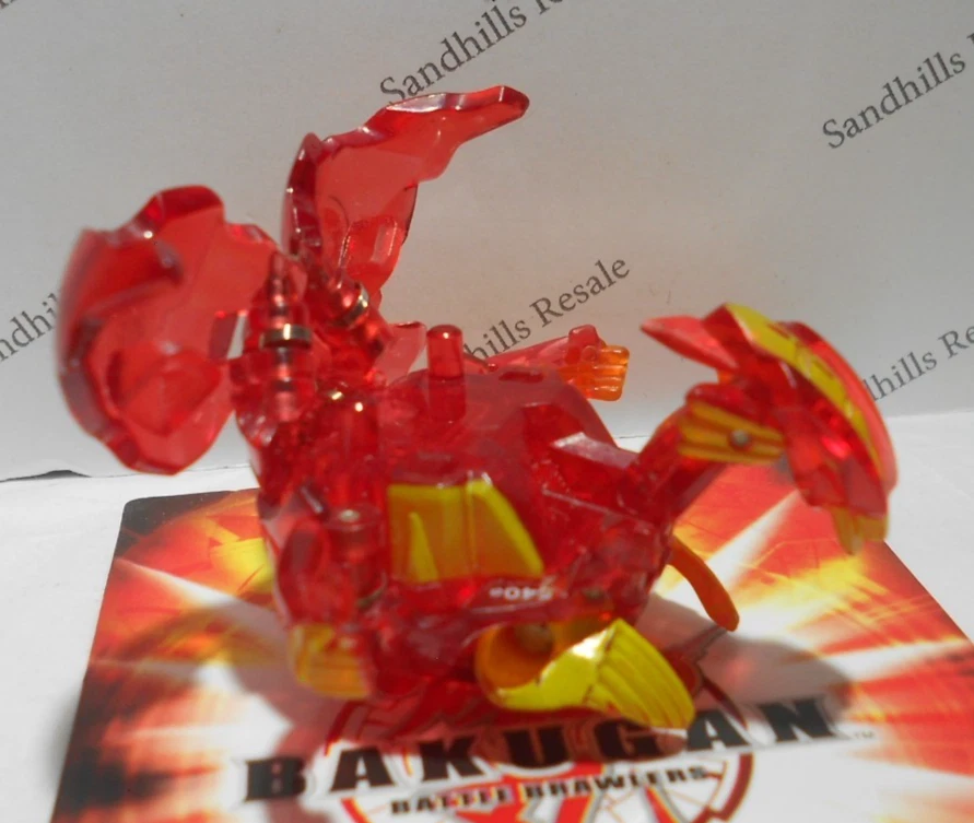 Bakugan Rubanoid Red Pyrus Translucent Baku Tech 540G - see note - Image 3 of 4