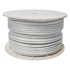 Seachoice 3/8" D x 600' L White Nylon Double Braid Multi-Purpose Line Spool