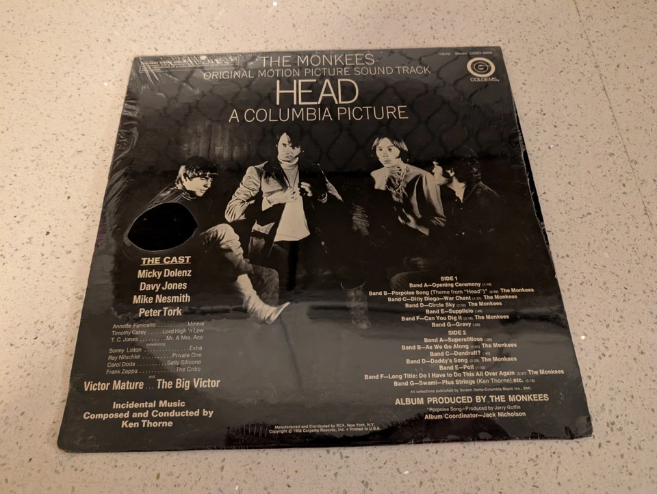 Monkees Head USA Stereo Original Still Sealed Album - Image 4 of 4