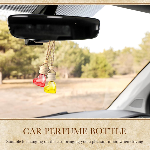 20 Pcs 6ml Hanging Car Air Freshener Car Diffuser Bottles Empty Glass Perfume... - Picture 8 of 12