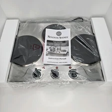 Hot Plate Triple Plate 1800 Watts One 6" and Two 7 1/4" Burners Stainless Steel