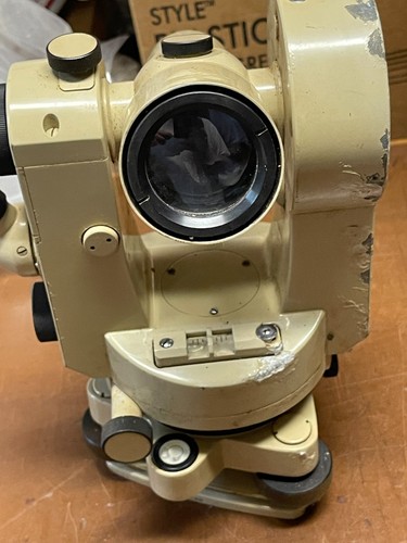 Teodolito Geotec TH-32 Topografía Tránsito JAPÓN De Colección con Estuche Hallazgo Estate - Imagen 4 de 11