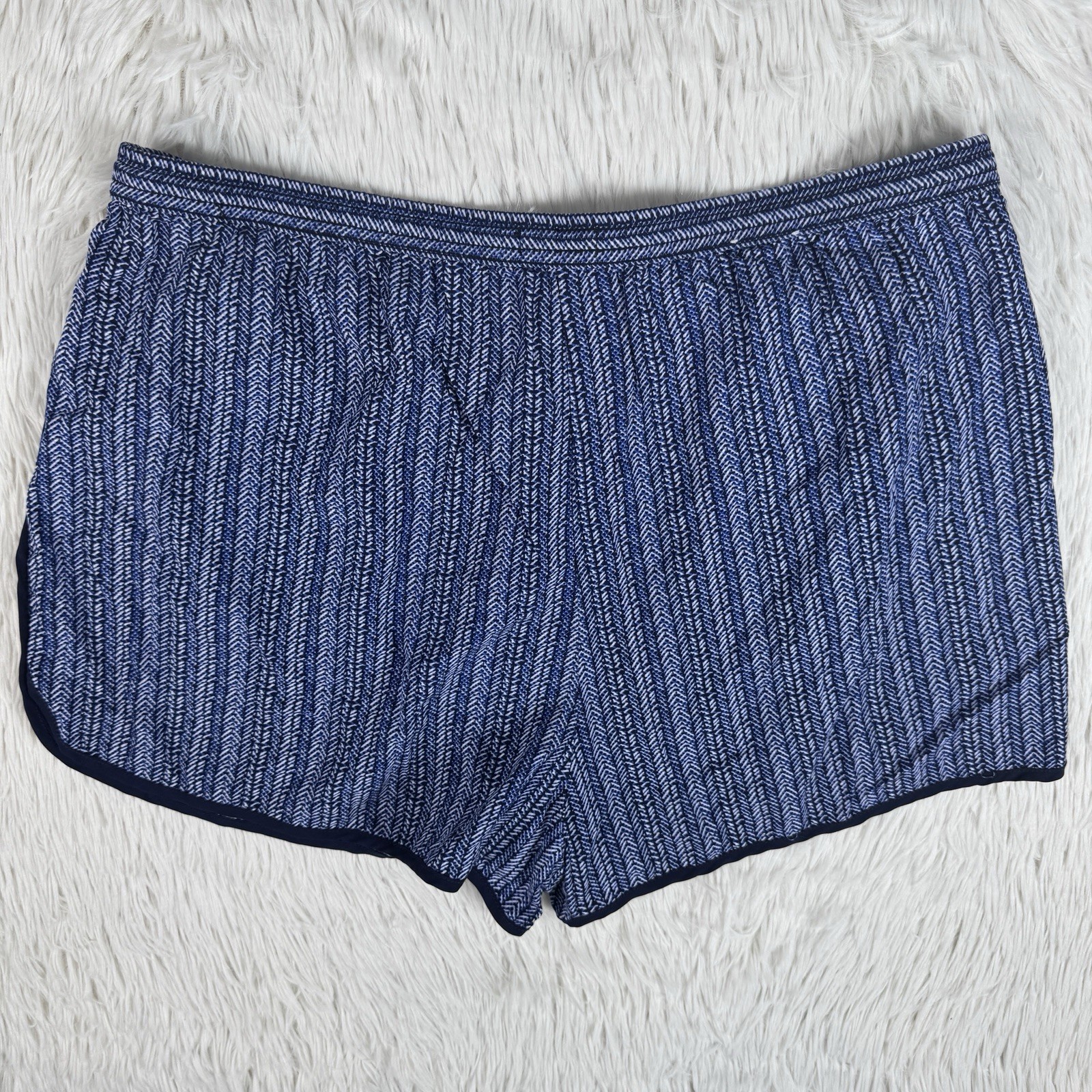 Gap 1969 Blue White Pattern Pull-On Drawstring Ca… - image 4