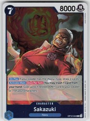 Sakazuki OP12-044 R Legacy of the Master Foil Rare