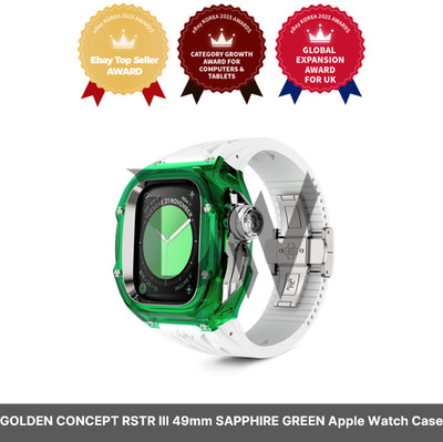 GOLDEN CONCEPT RSTR III 49mm SAPPHIRE GREEN Apple Watch Case / Express