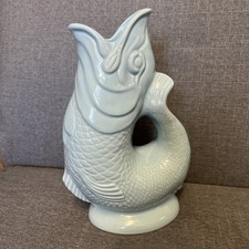 wade gluggle jug Blue Fish Jug 27cm High Vase Pitcher