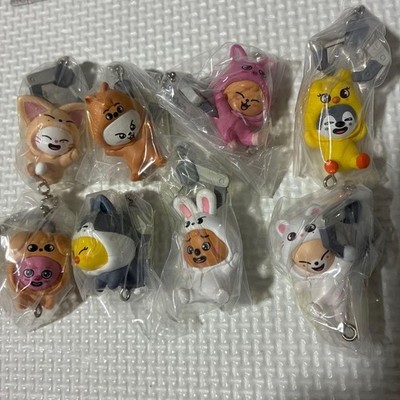 Stray Kids SKZOO TOY WORLD Pinch & Connect Maskottchen Vol.2 8er Set Kugelket...