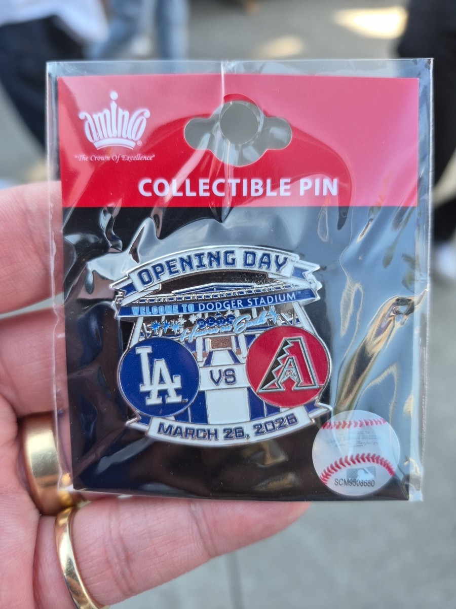 2026 Los Angeles Dodgers Opening Day Pin Dodgers Stadium Arizona