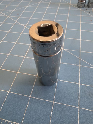 #ad Snap on Tools SFSM17 3 8quot; Drive 17mm Metric 6 Point Deep Chrome Socket USA $16.11