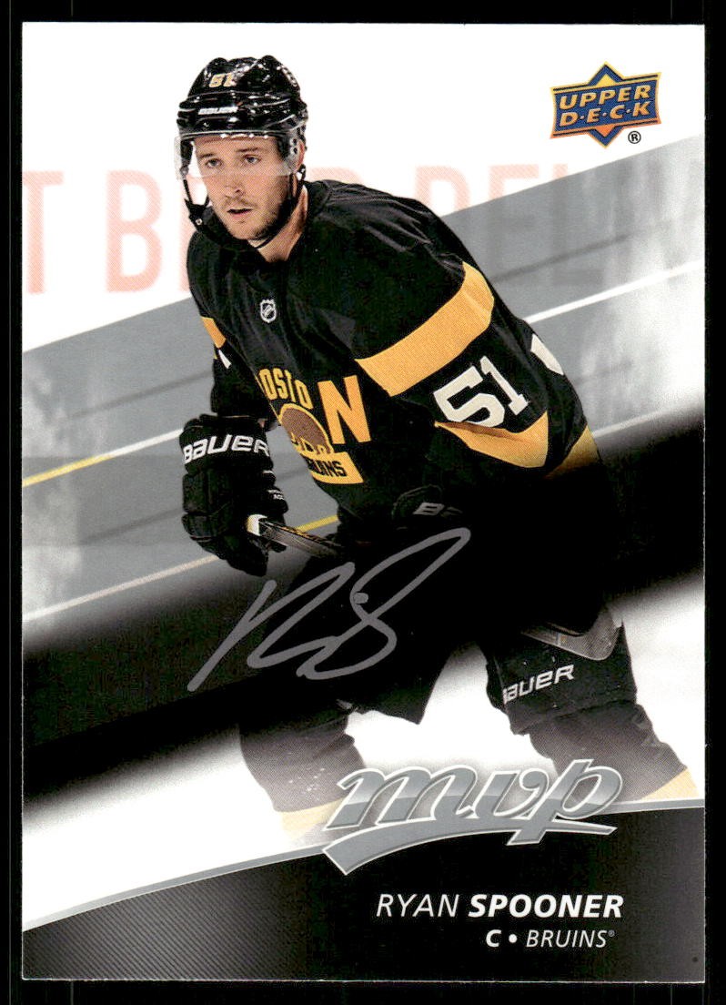 2017-18 Upper Deck MVP Silver Script #36 Ryan Spooner - HKY