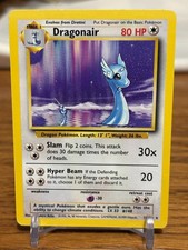 1999 Pokemon #18/102 Dragonair (Base Set) MP - Crease