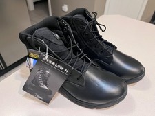 MAGNUM Men's "Stealth II" Black Leather Tactical Boots Size 11 (NWT)