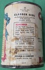 Vintage Clabber Girl Baking Powder Tin 10 oz All Original w Coupon — photo 4
