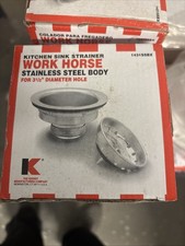 Kitchen Sink Strainer Stainless Steel For 3 1/2" Diameter Hole Keeney