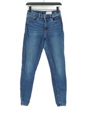 Noisy May Women's Jeans W 27 in Blue Cotton with Elastane, Polyester Skinny
