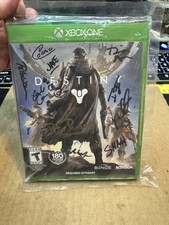 Destiny Xbox One Sealed Multi-Signed Cover Bungie/Developer Signature RARE