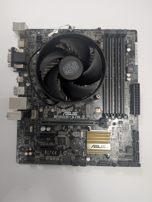 ASUS B150M-A/M.2 LGA1151 Motherboard + Intel i5 CPU + Cooler with Fan