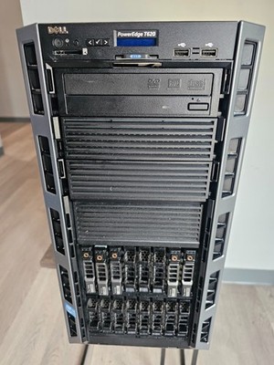 Dell Poweredge T620 tower 2x Intel Xeon  CPU E5-2620 v2 @ 2.00 GHZ, 64 GB Ram