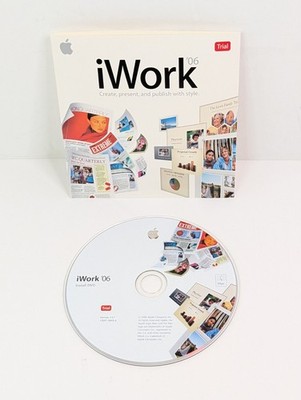 Apple iWork '06 Create Present Publish W/Style Trial Version 2.0.1 1Z691-5845-A 
