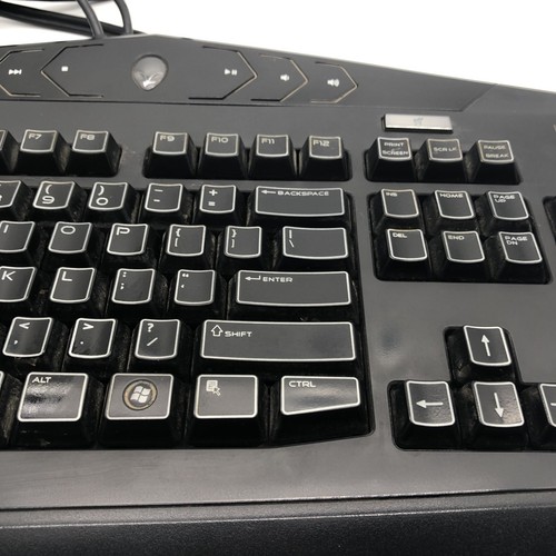 Teclado iluminado para juegos Alienware TactX Y-U0008-O KG900 con cable Dell - Imagen 7 de 23