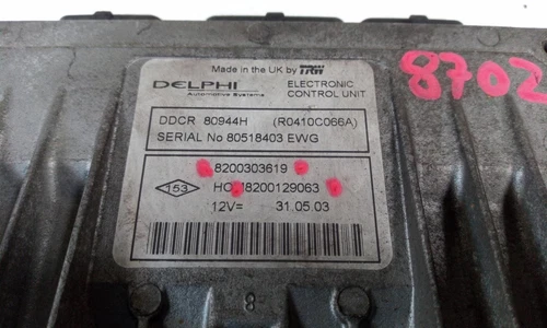 8200303619 Centralita Motor Uce para RENAULT CLIO II FASE II (B/CB0) 2001 527724 - Imagen 3 de 8