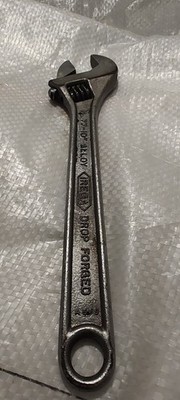  IREGA No. 77 10  Adjustable Wrench Made in Spain NOS A589 Works Good 