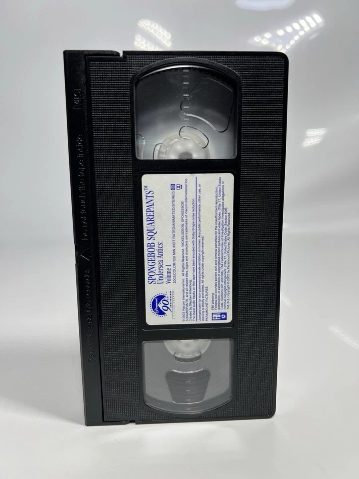 Nickelodeon SpongeBob Squarepants Undersea Antics: Volume 1 VHS 2002 Blockbuster - Image 2 of 4
