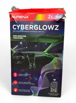 Alpena CyberGlowz Automotive Multicolor Interior Trim LED Lighting Kit