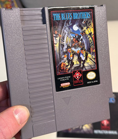 The Blues Brothers (Nintendo Entertainment System, 1992) carrello gioco con manuale nes