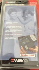 NIB Ambico VHS-C to VHS Converter Motorized Camcorder Cassette Tape Adapter New