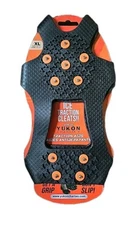 YUKON CHARLIE'S Ice Traction Cleats ~ XL, Men's 10.5-14 Black, NEW
