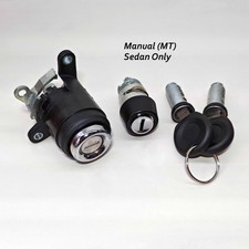Lock Cylinder Set For Audi 80 B3 1986-1990 Ignition Door Trunk W Keys Sedan