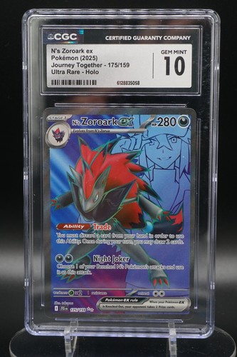 N's Zoroark ex graded CGC 10 for sale on eBay