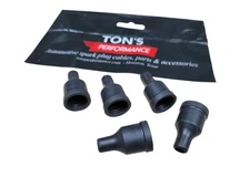 5 pack straight spark plug wires rubber boots for socket distributor caps 7-8mm