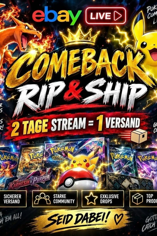POKEMON Rip and Ship Comeback #18
