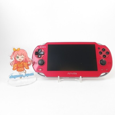 【Ausgezeichnet】Sony PS Vita PCH-1000 Cosmic Red Wi-Fi Modell nur Konsole #Arr...