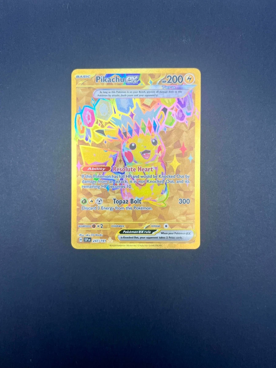Pikachu Ex Pokémon TCG Cards for sale | eBay