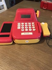 Play Circle by Battat   Pink Cash Register Set with Sounds Scanner, Calculator
