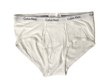 NEW Calvin Klein Underwear Cotton Classic Brief- Single Pair - White - Mens L