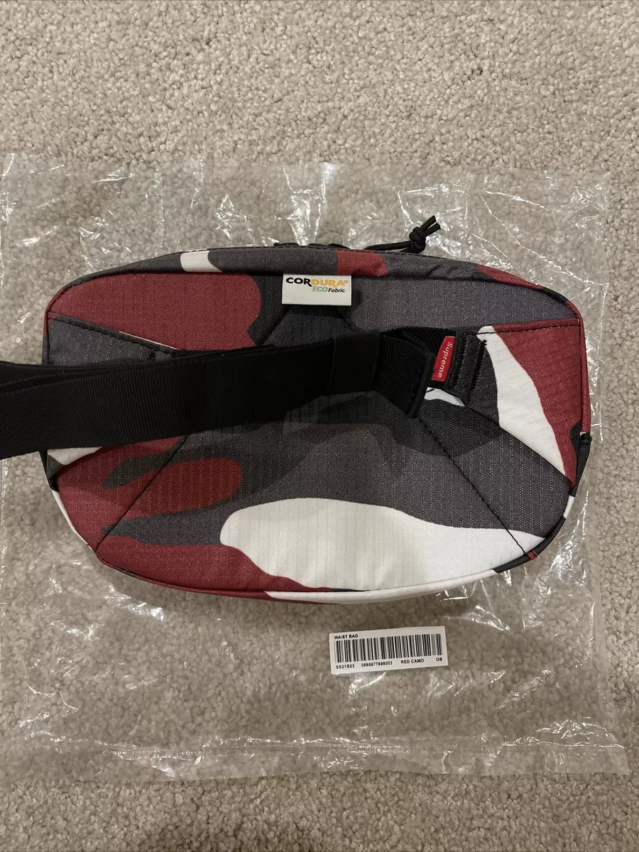 Supreme Waist Bag Red Camo SS21