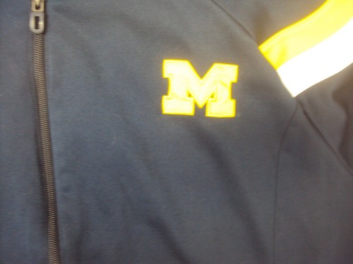adidas Michigan Wolverines Long-Sleeved Shirt Adult 62 (6XL) New Without Tags! - Picture 4 of 7