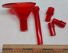MTM Universal Powder Funnel Set Red Multi-Caliber Plastic Kit