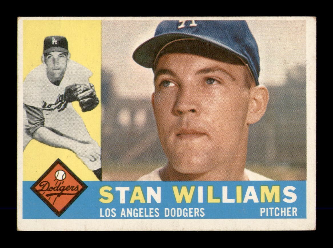 1960 Topps #278 Stan Williams EX-MINT Baseball Card by OBGcards