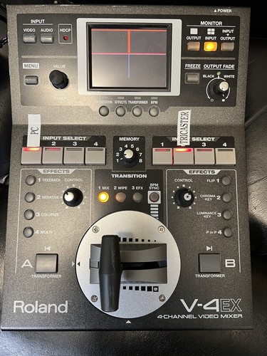 Roland V-4EX 4-Channel Digital Video Mixer video switcher + AC Adapter - Picture 2 of 5
