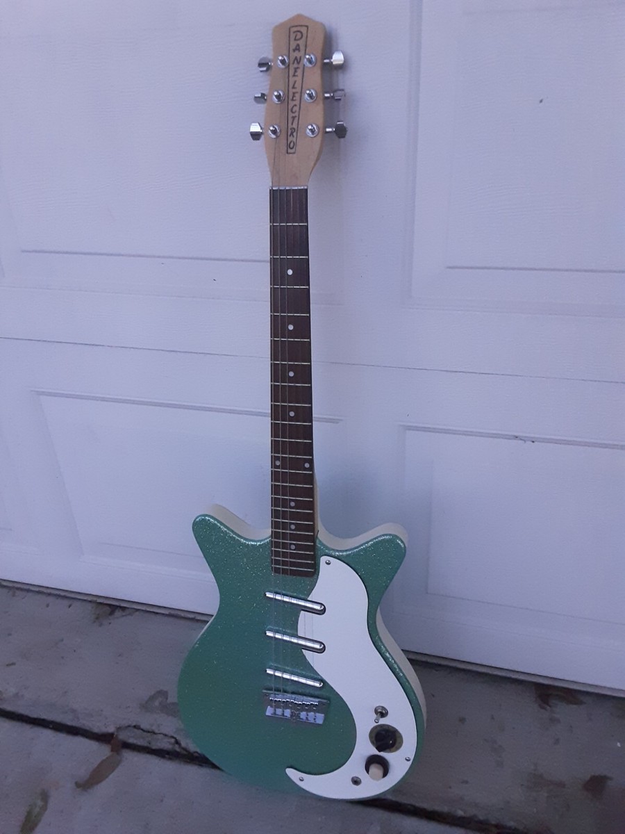 【レアカラー】danelectro 59dc aqua burst レアカラー】danelectro 59dc aqua burst